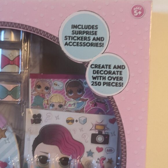 NWT LOL Surprise! Stylin' Studio Collectible Stickers Paper Dolls Pink L.O.L. - Picture 8 of 10